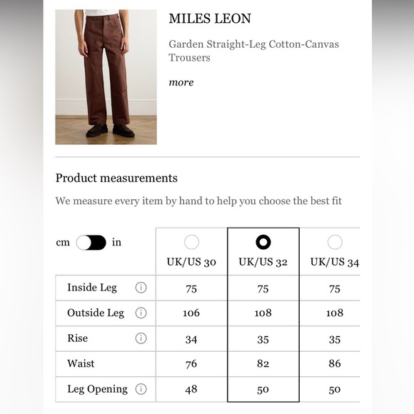 Miles Leon Olive Green Cotton Adjustable Waist Patch Pocket Chino Trouser UK32 - Picture 15 of 16